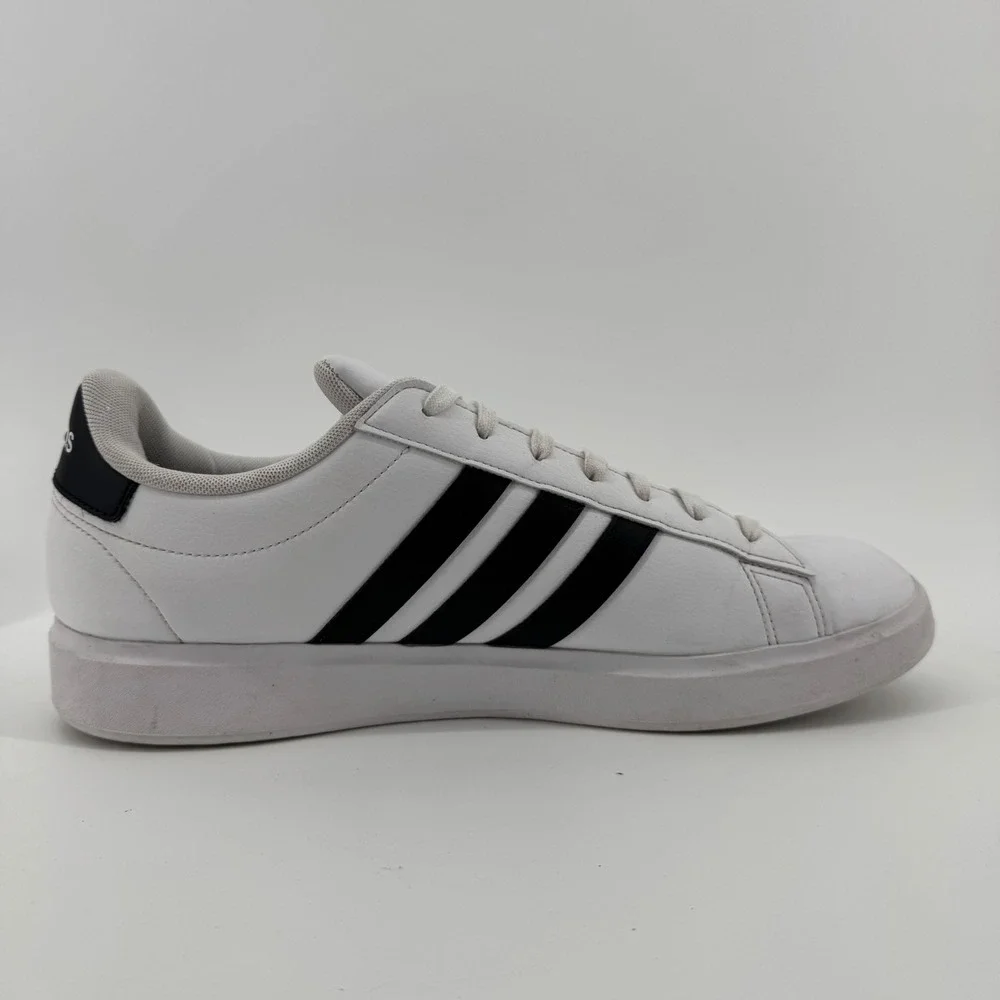 Adidas Grand Court Base‎ 2.0 Mens Shoes White Black GW9195 Size 13